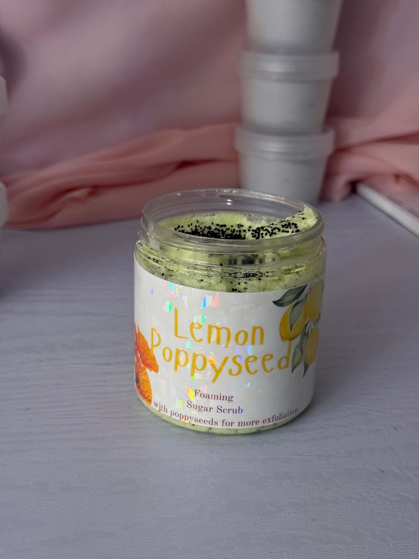 Lemon Poppyseed Sugar Scrub