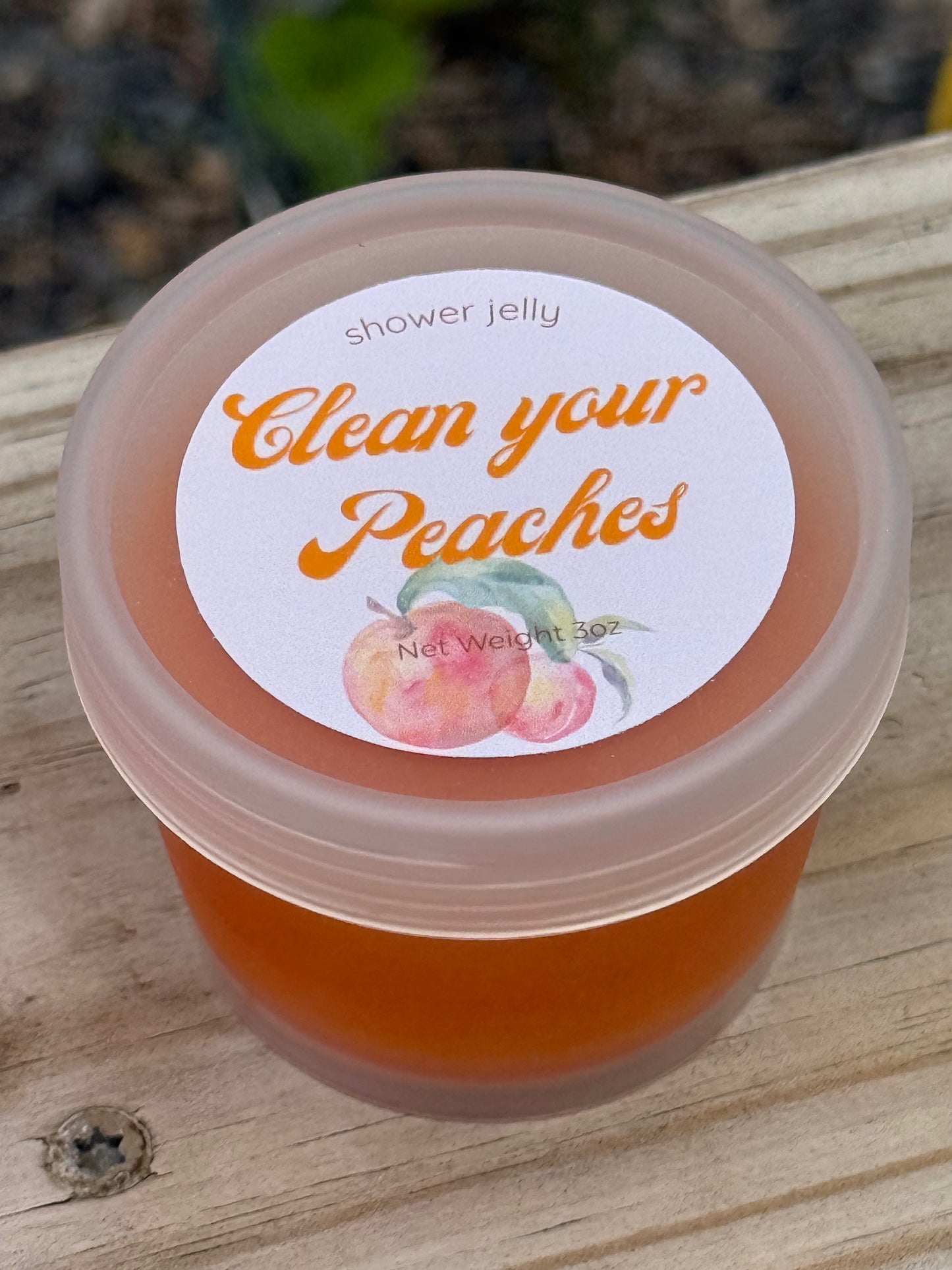 Clean Your Peaches Jelly Soap
